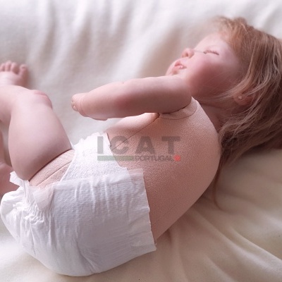 Bebé reborn recém-nascido Britney com cabelo enraizado, boneca de dormir realista, 1 kg, pronto para enviar, presente de aniversário