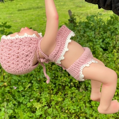 Boneca Bebé Reborn Corpo Inteiro Silicone Nora, Mini Bebé Dormido, Prematuro 34cm, Realista, Banhável, Presente Ideal Para Meninas