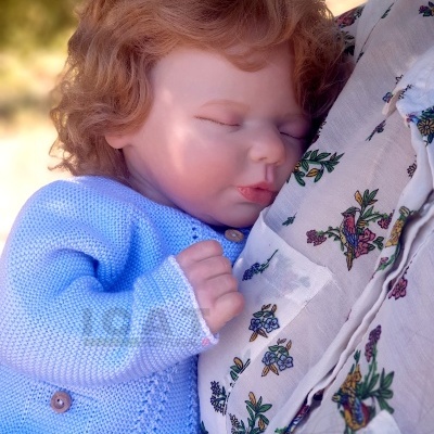 Bebé Reborn Menino Martim Recém-nascido com Cabelo Enraizado, Boneca de Dormir Totalmente Pesada, 2kgs, 50cms, Em Bolsa de Transporte, Cabeça Flexível, Corpo em Pano Bebé Reborn Menino Martim Recém-nascido com Cabelo Enraizado, Boneca de Dormir Totalmente Pesada, 2kgs, 50cms, Em Bolsa de Transporte, Cabeça Flexível, Corpo em Pano