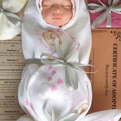 Bebé Reborn de Corpo Inteiro em Silicone, Mini Boneca Prematuro Menina, 1kgs, 30cms, Toque realista, Anatomicamente Correto, Pode Tomar Banho Bebé Reborn de Corpo Inteiro em Silicone, Mini Boneca Prematuro Menina, 1kgs, 30cms, Toque realista, Anatomicamente Correto, Pode Tomar Banho