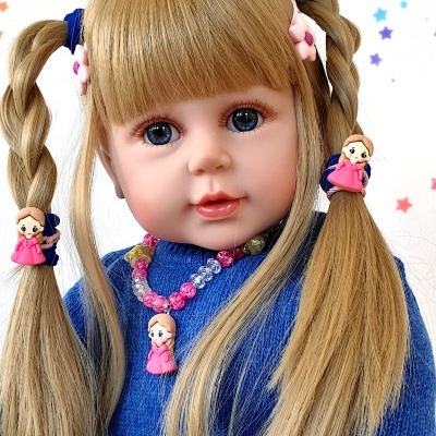 Bonecas Bebês Reborn Gêmeas Para Crianças, 58 cm, 1,5 kg, Cabelo Loiro Longo, Corpo De Tecido, Vinil Macio, Tamanho Natural, Envio Rápido Bonecas Bebês Reborn Gêmeas Para Crianças, 58 cm, 1,5 kg, Cabelo Loiro Longo, Corpo De Tecido, Vinil Macio, Tamanho Natural, Envio Rápido