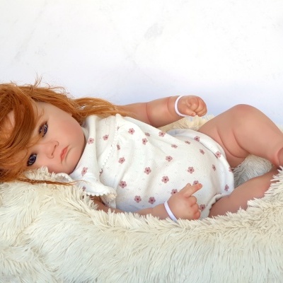 Boneca bebé reborn Mariana, peso 4 kg, pesada, cabeça flexível, corpo em tecido, vinil macio, pele 3D, criança realista de 60 cms, presente de aniversário Boneca bebé reborn Mariana, peso 4 kg, pesada, cabeça flexível, corpo em tecido, vinil macio, pele 3D, criança realista de 60 cms, presente de aniversário