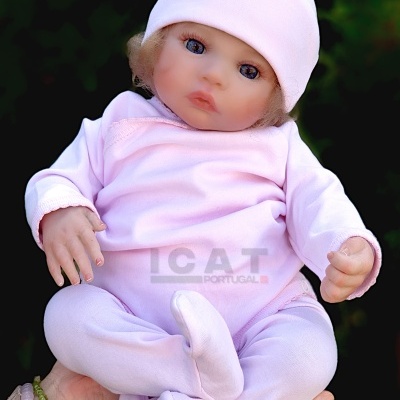 Boneca reborn Sofie bebé recém-nascido com cabelo enraizado, 2Kgs, numa bolsa de transporte, cabeça flexível realista, Ideal para Doll Therapy Boneca reborn Sofie bebé recém-nascido com cabelo enraizado, 2Kgs, numa bolsa de transporte, cabeça flexível realista, Ideal para Doll Therapy