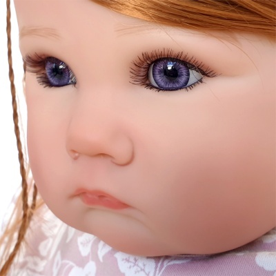 Boneca bebé reborn Mariana, peso 4 kg, pesada, cabeça flexível, corpo em tecido, vinil macio, pele 3D, criança realista de 60 cms, presente de aniversário Boneca bebé reborn Mariana, peso 4 kg, pesada, cabeça flexível, corpo em tecido, vinil macio, pele 3D, criança realista de 60 cms, presente de aniversário