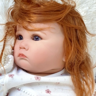 Boneca bebé reborn Mariana, peso 4 kg, pesada, cabeça flexível, corpo em tecido, vinil macio, pele 3D, criança realista de 60 cms, presente de aniversário Boneca bebé reborn Mariana, peso 4 kg, pesada, cabeça flexível, corpo em tecido, vinil macio, pele 3D, criança realista de 60 cms, presente de aniversário