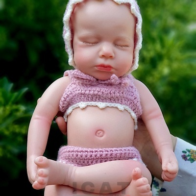 Bebé Reborn de Corpo Inteiro em Silicone, Mini Boneca Prematuro Menina, 1kgs, 30cms, Toque realista, Anatomicamente Correto, Pode Tomar Banho Bebé Reborn de Corpo Inteiro em Silicone, Mini Boneca Prematuro Menina, 1kgs, 30cms, Toque realista, Anatomicamente Correto, Pode Tomar Banho