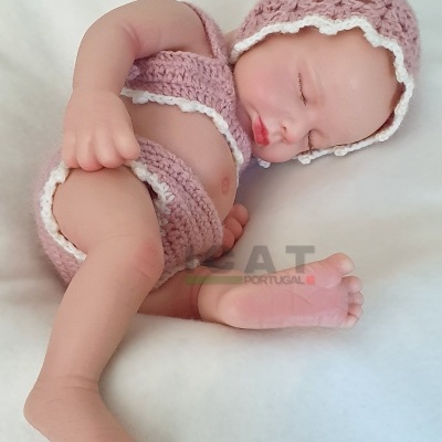 Bebé Reborn de Corpo Inteiro em Silicone, Mini Boneca Prematuro Menina, 1kgs, 30cms, Toque realista, Anatomicamente Correto, Pode Tomar Banho Bebé Reborn de Corpo Inteiro em Silicone, Mini Boneca Prematuro Menina, 1kgs, 30cms, Toque realista, Anatomicamente Correto, Pode Tomar Banho