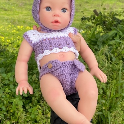 Boneca Reborn Menina Corpo Inteiro Silicone Belle, 1,6 kg, 40 cm, Boneca Realista Acordada com Olhos Abertos, Banhável, Entrega Rápida