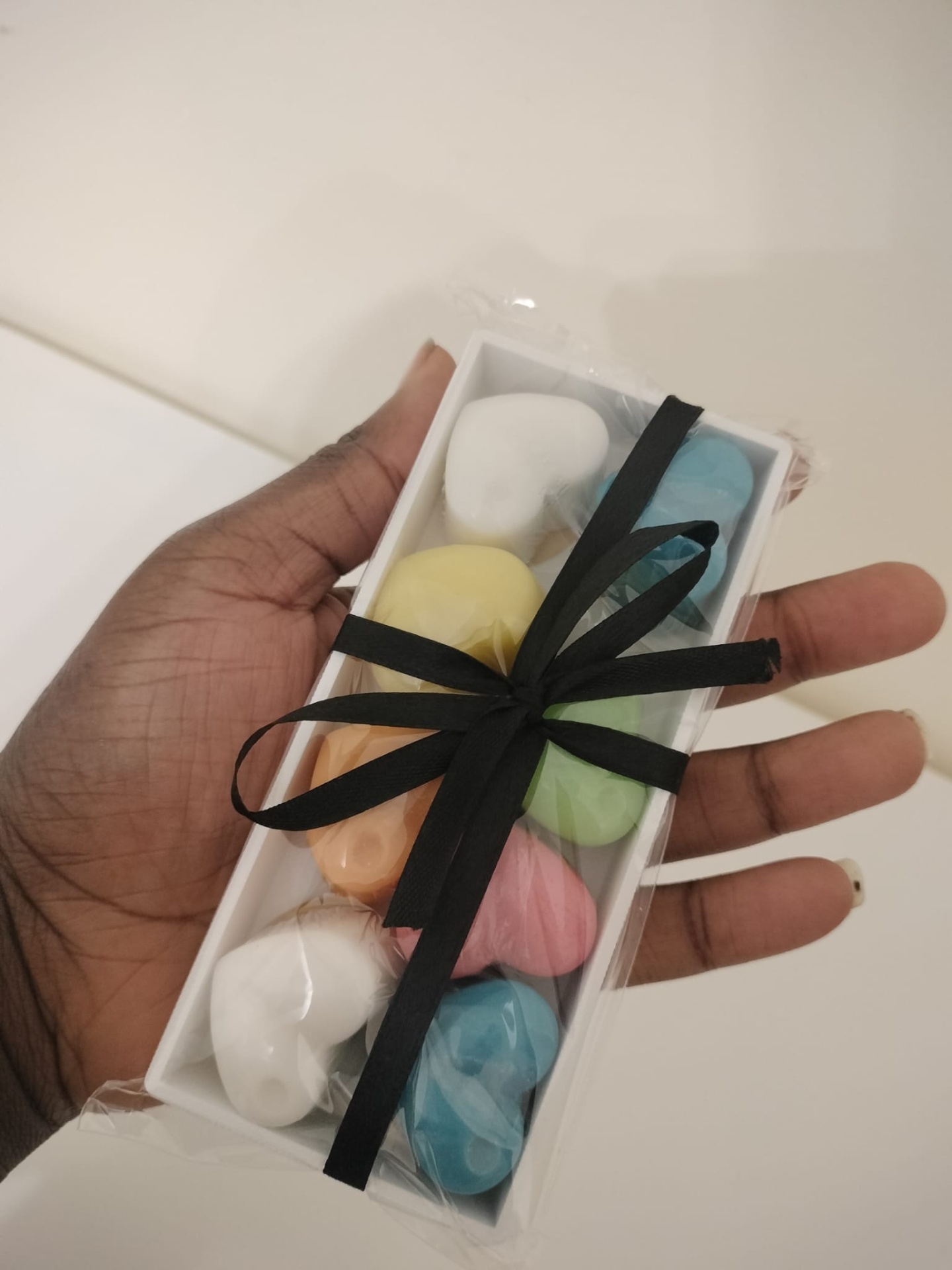 Caixa de Sabonetes Corações – Lembrança Perfeita!