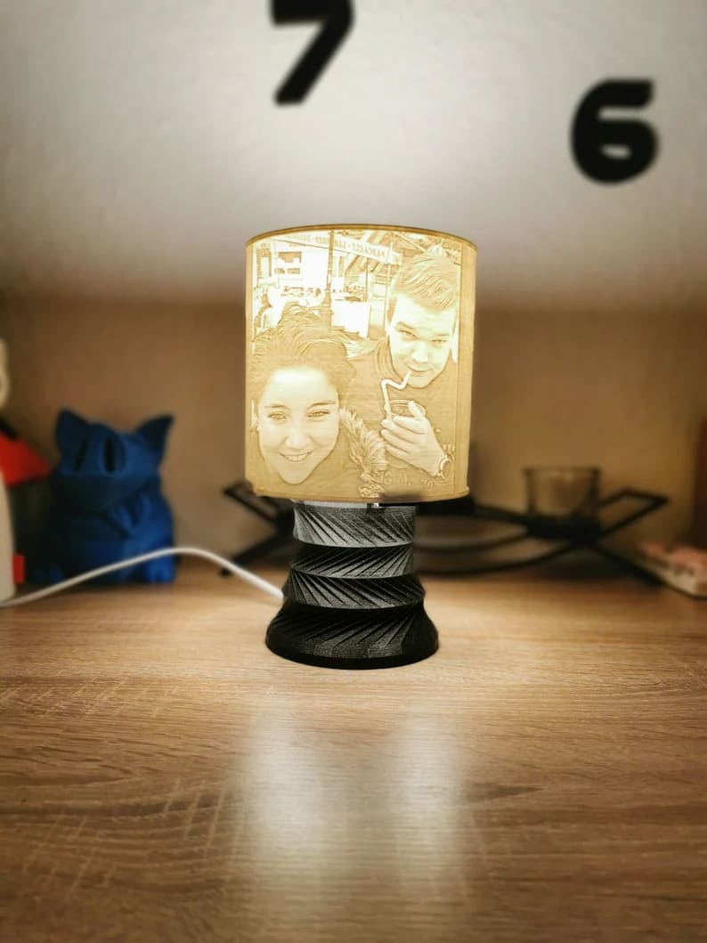 Impressão 3D - Abajur Lithophane