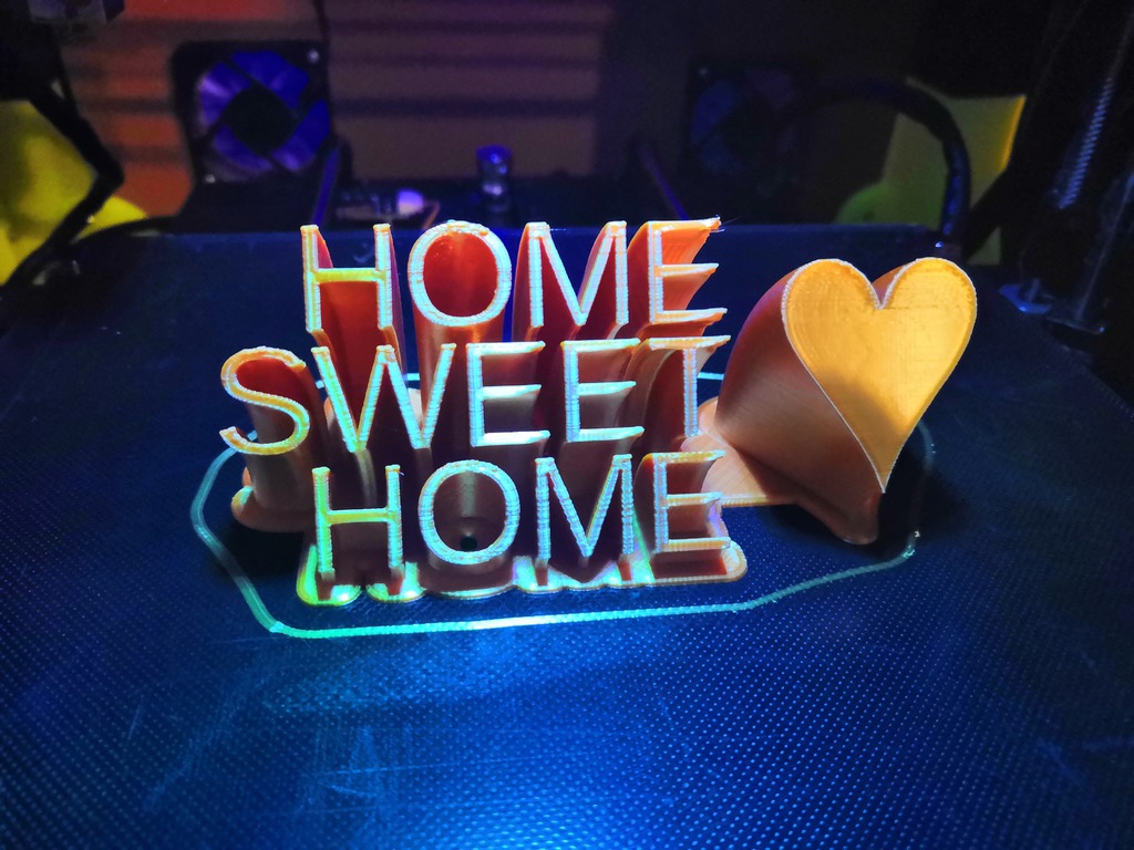 Placa de Nome Personalizada - Design Curvo (3 Linhas)