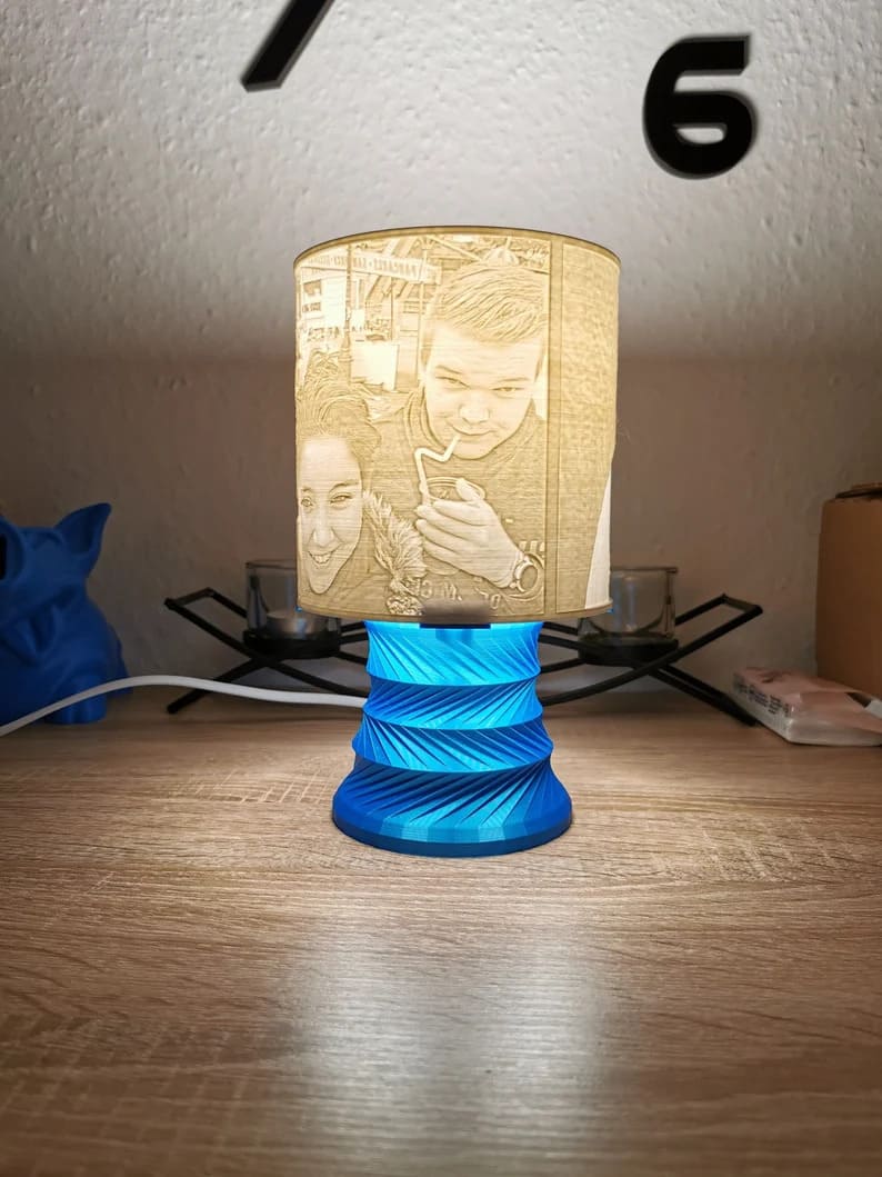 Impressão 3D - Abajur Lithophane