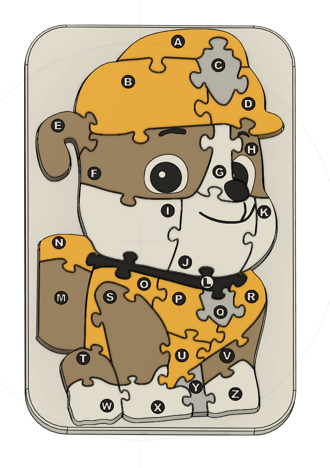 Quebra-cabeça Patrulha Pata - Educativo e Personalizável