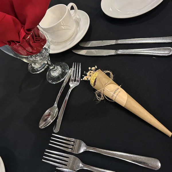 Lembrança Cone Rústico com Ferrero Rocher