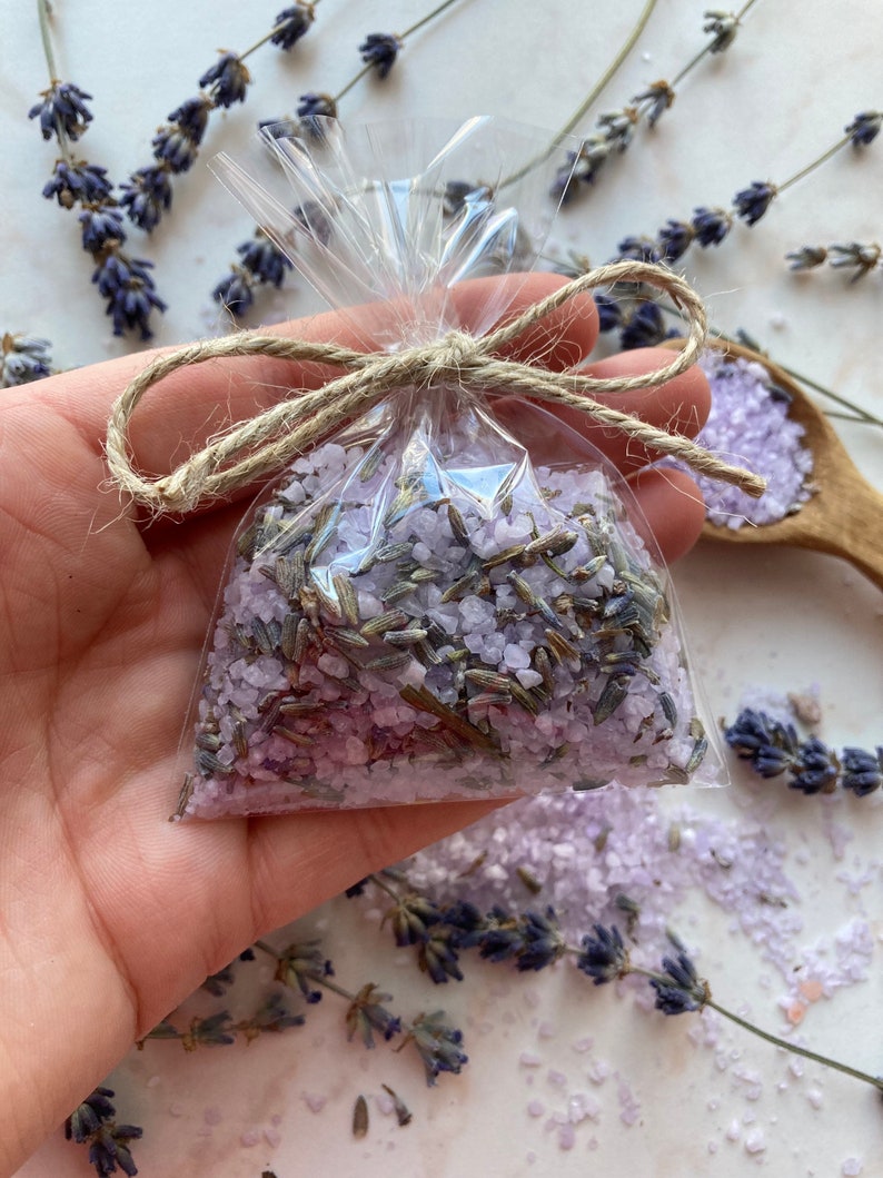 Lembrança Sal de Banho com Lavanda