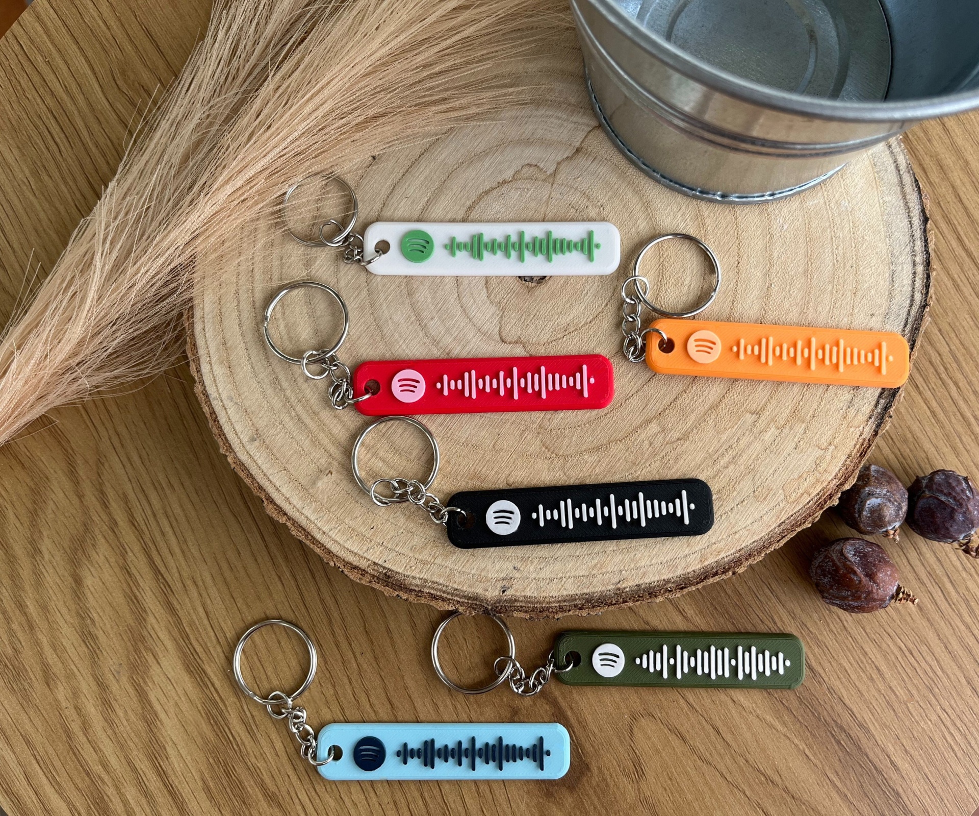 Porta-Chaves de Música Personalizado - Celebre as Suas Memórias Musicais!