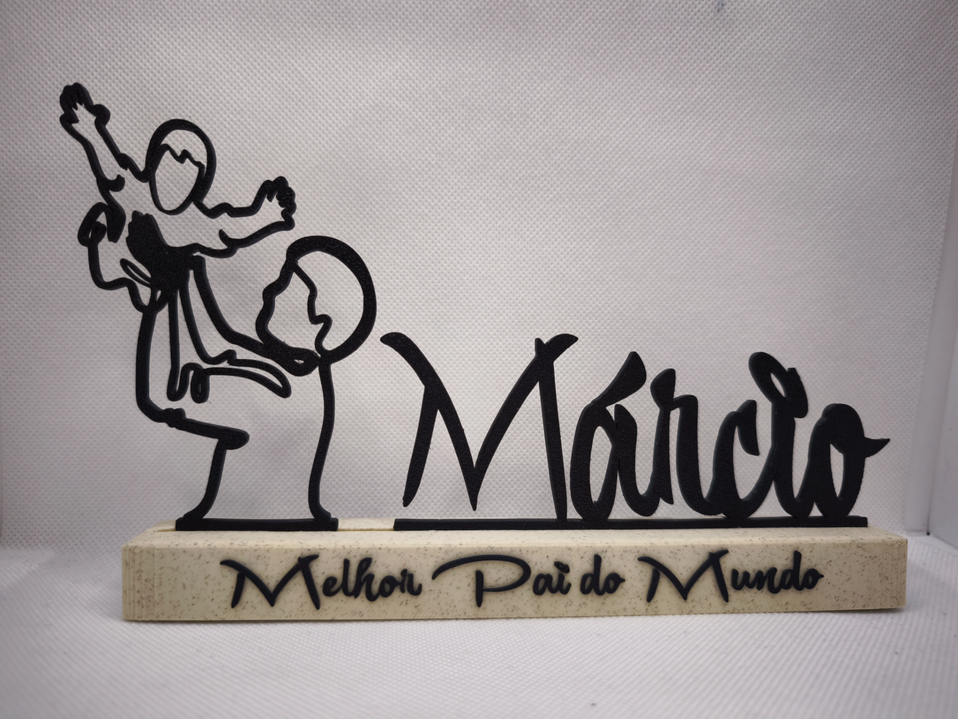 Placa Personalizada Melhor Pai do Mundo