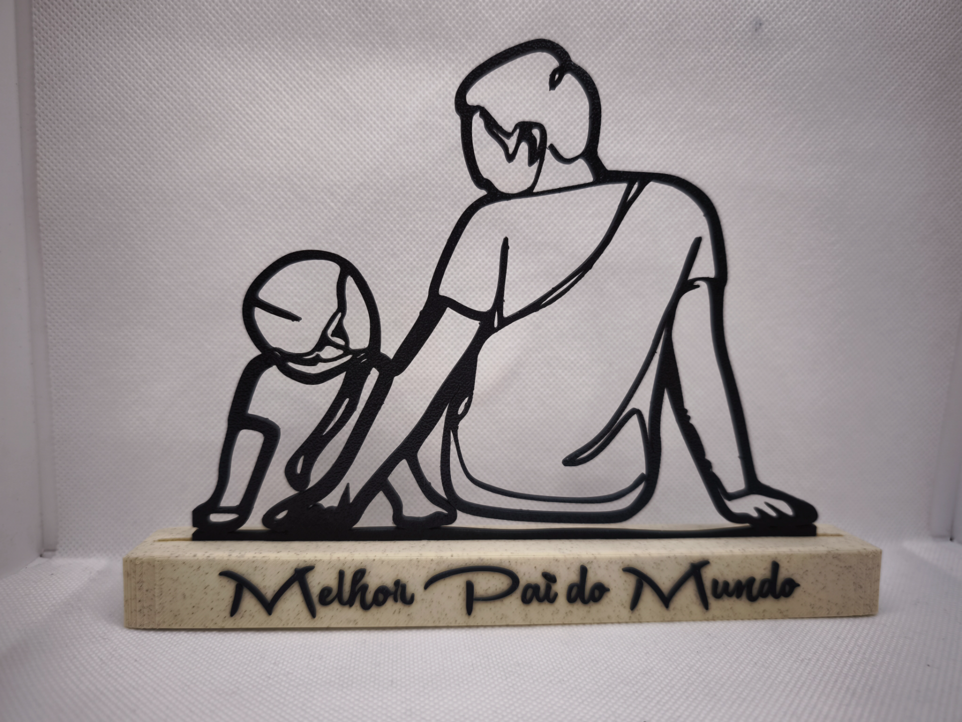 Placa Personalizada Melhor Pai do Mundo