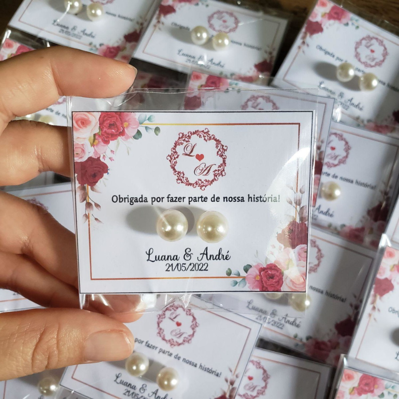 Lembrança Brincos de Pérola