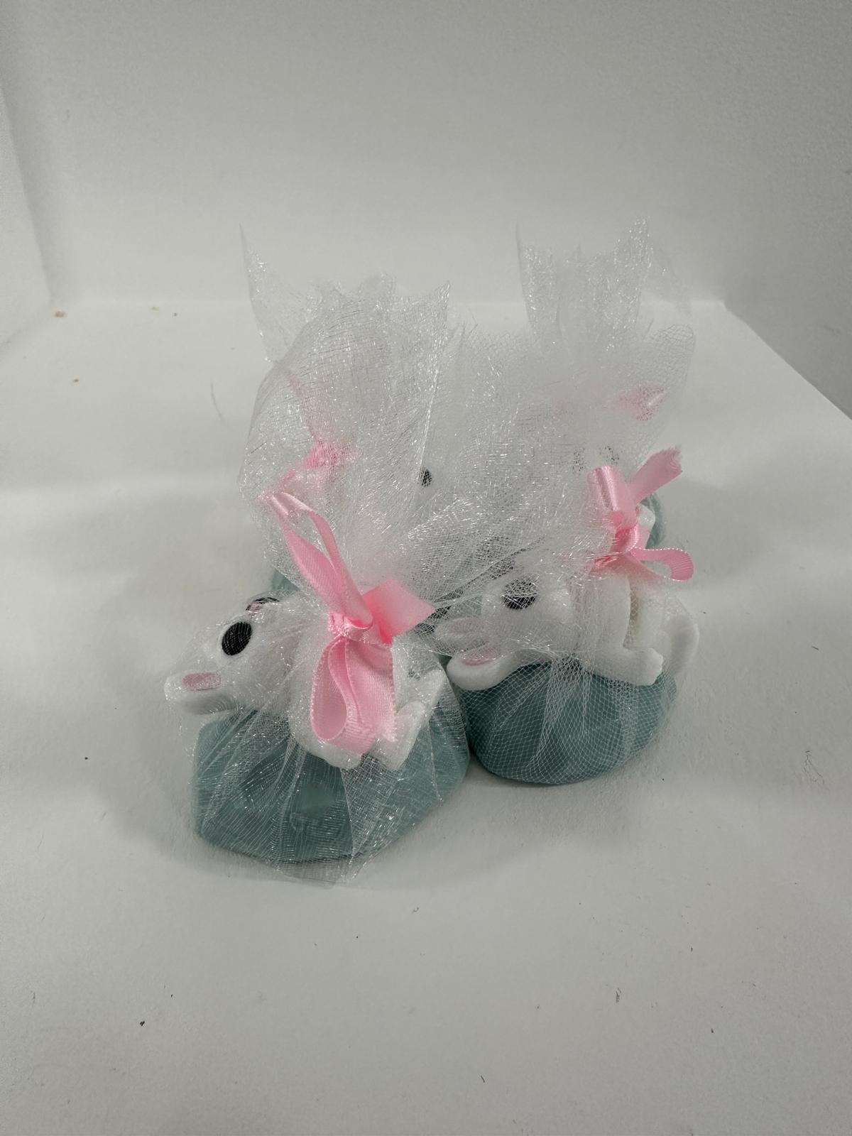 Lembrança Sabonete de Coração Geométrico com Animal 3D