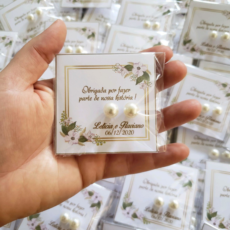 Lembrança Brincos de Pérola