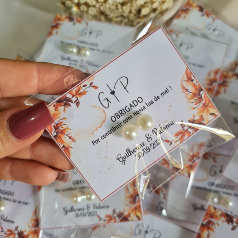 Lembrança Brincos de Pérola