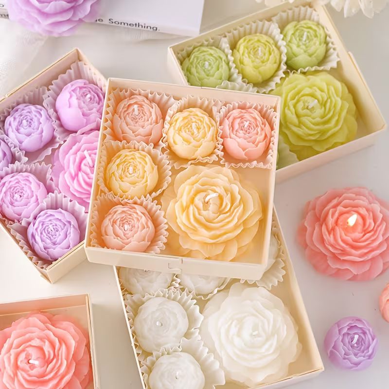 Lembrança Conjunto de Velas Florais