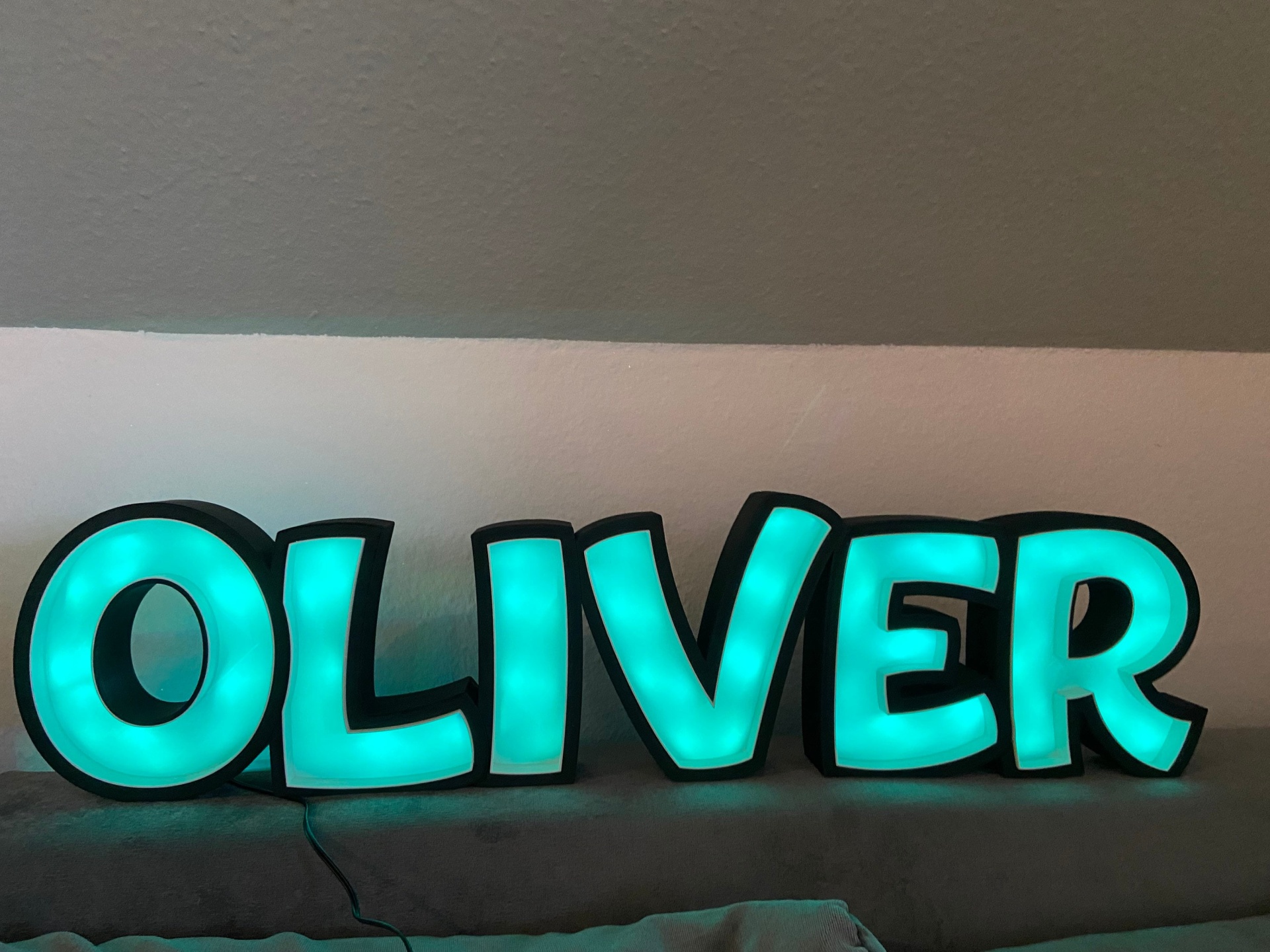 Letreiro Luminoso RGB Personalizável