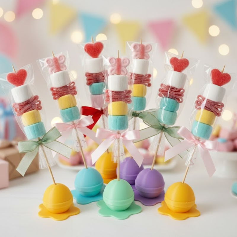 Chupa-Chups Personalizado com Espetadas de Doces