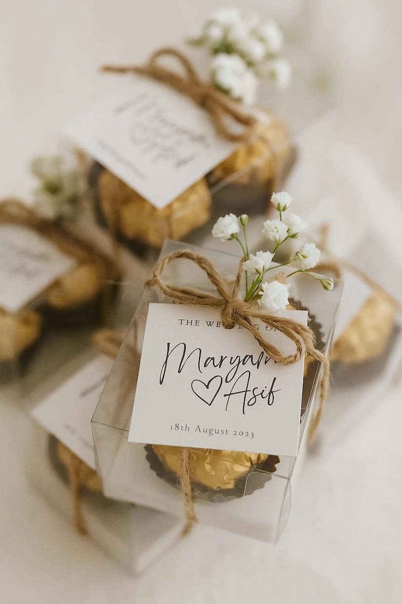 Lembrança Caixinha de Luxo com Ferrero Rocher