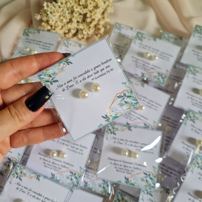 Lembrança Brincos de Pérola