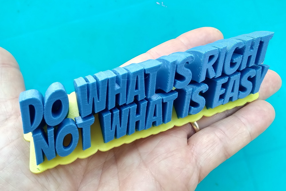 Placa de Nome Personalizada - Design Curvo (2 Linhas)