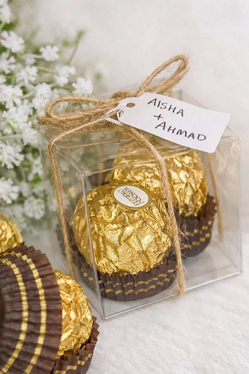 Lembrança Caixinha de Luxo com Ferrero Rocher
