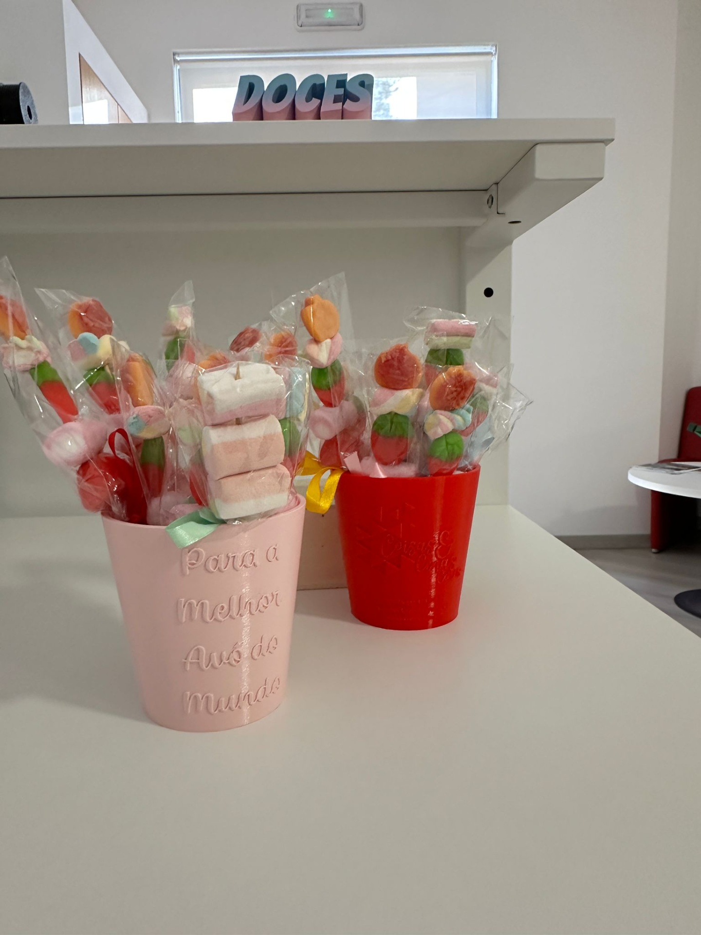 🍭 Copo Personalizado com Espetadas de Doces