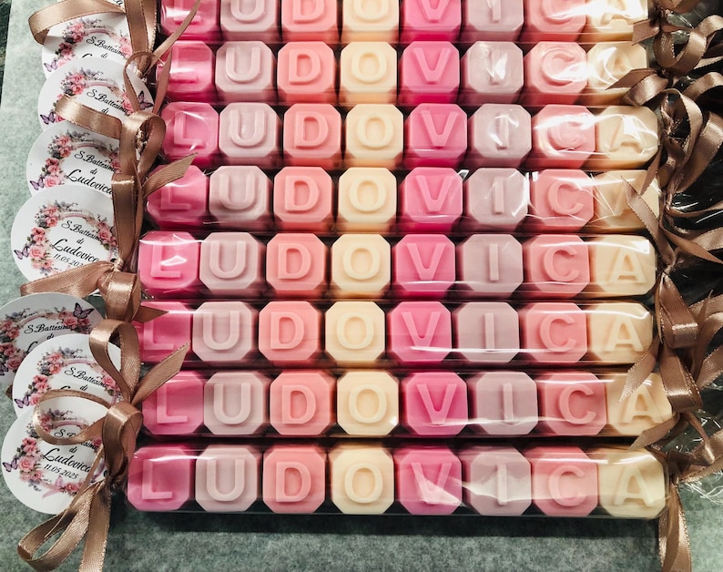 Lembrança Sabonetes Personalizados com Nome