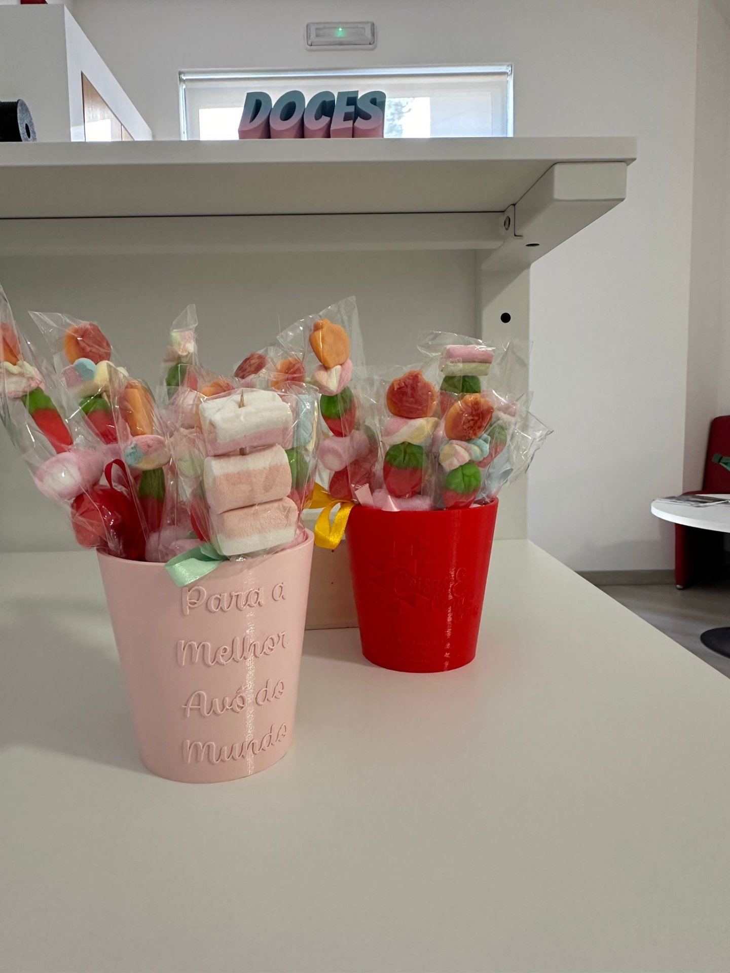 🍭 Copo Personalizado com Espetadas de Doces