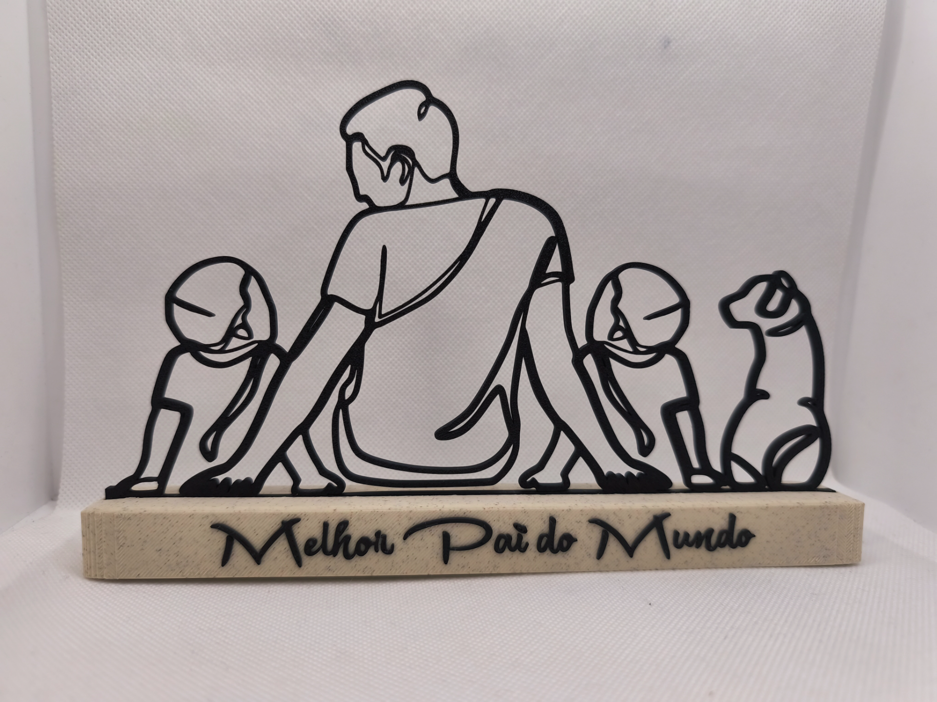 Placa Personalizada Melhor Pai do Mundo