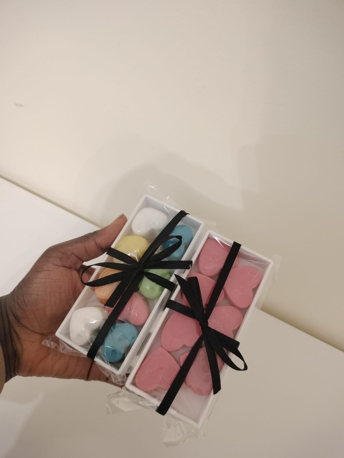 Caixa de Sabonetes Corações – Lembrança Perfeita!