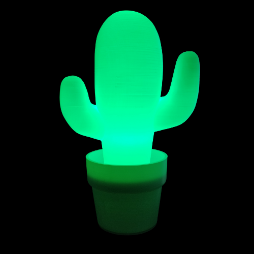 Candeeiro de Cacto - Um Toque Verde e Luminoso para o Seu Espaço!