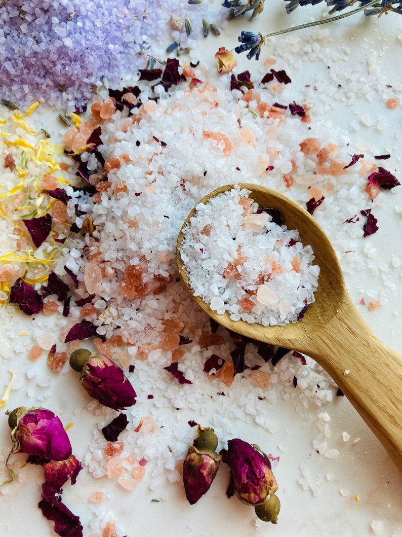 Lembrança Sal de Banho com Rosas em Tubo de Ensaio