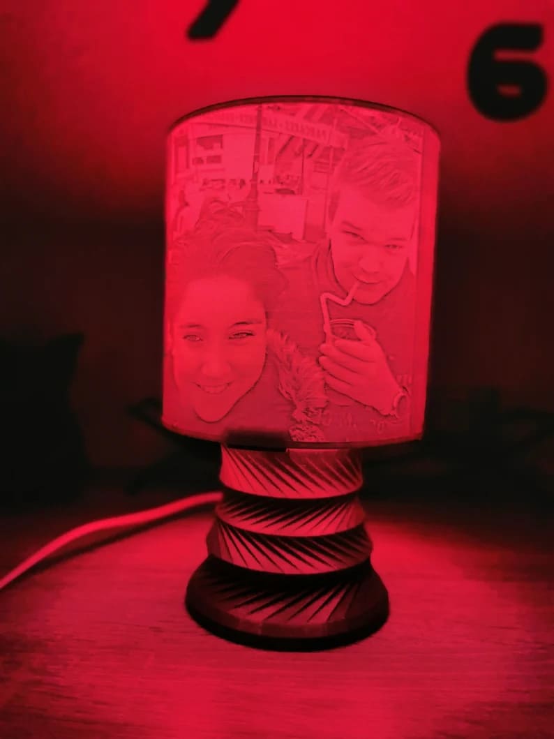 Impressão 3D - Abajur Lithophane