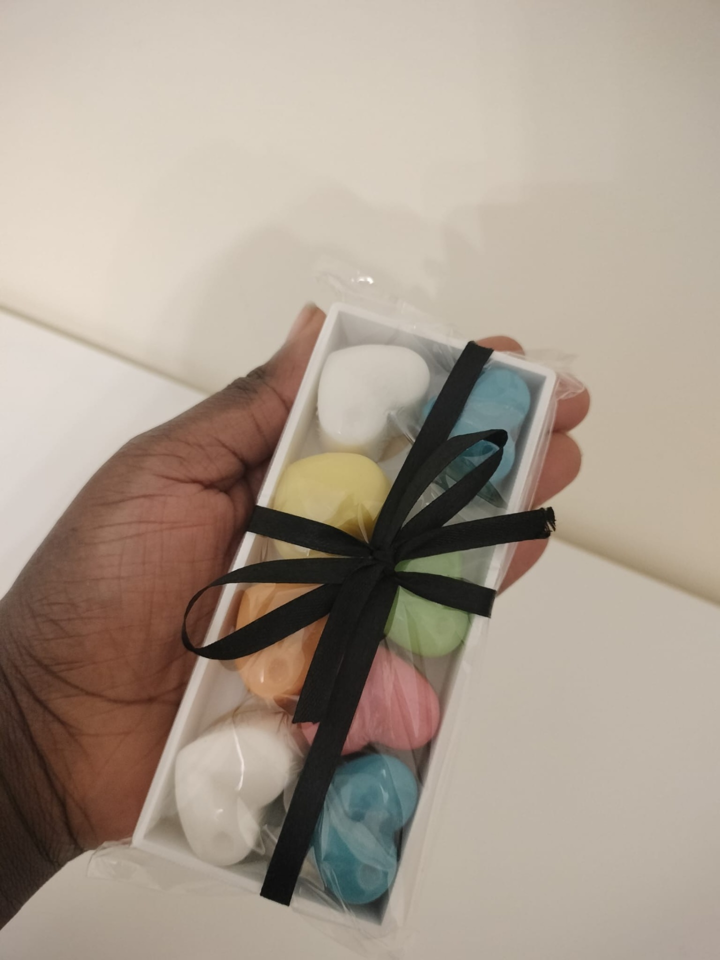 Caixa de Sabonetes Corações – Lembrança Perfeita!