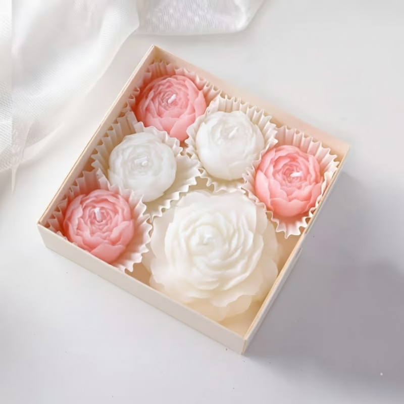 Lembrança Conjunto de Velas Florais