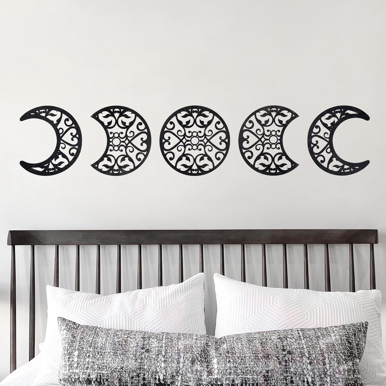 Decoração de Parede - Fases da Lua (Conjunto de 5 Peças)