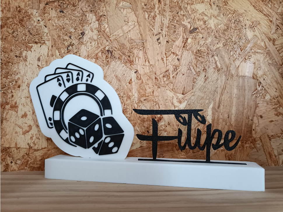 Placa Personalizada de Pôquer