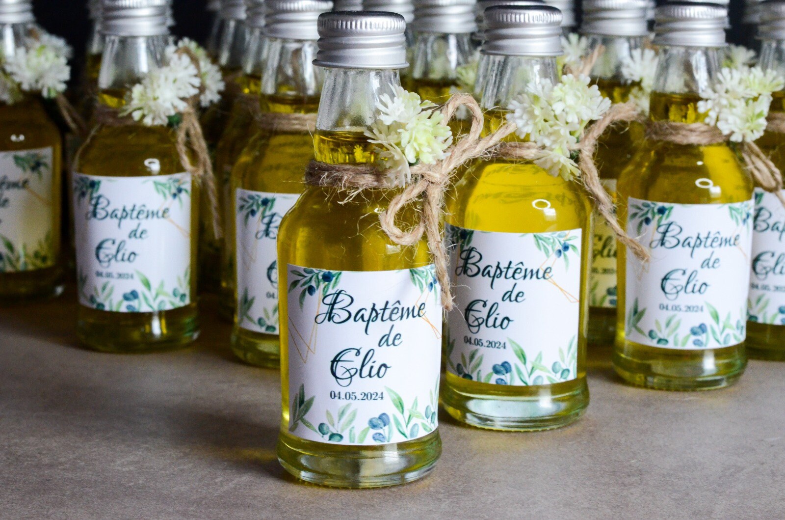 Lembrança Garrafa de Azeite Virgem Extra