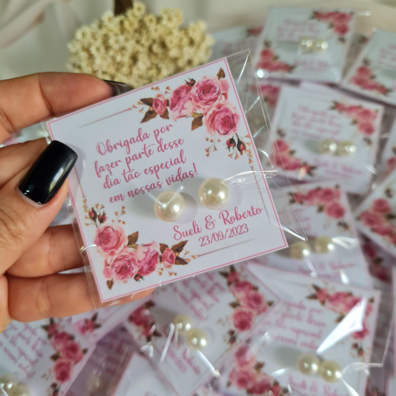 Lembrança Brincos de Pérola