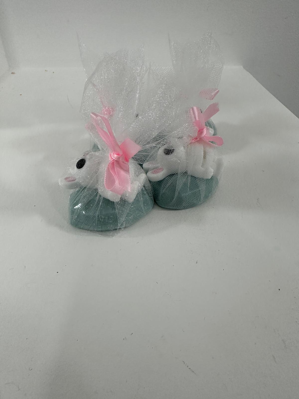 Lembrança Sabonete de Coração Geométrico com Animal 3D