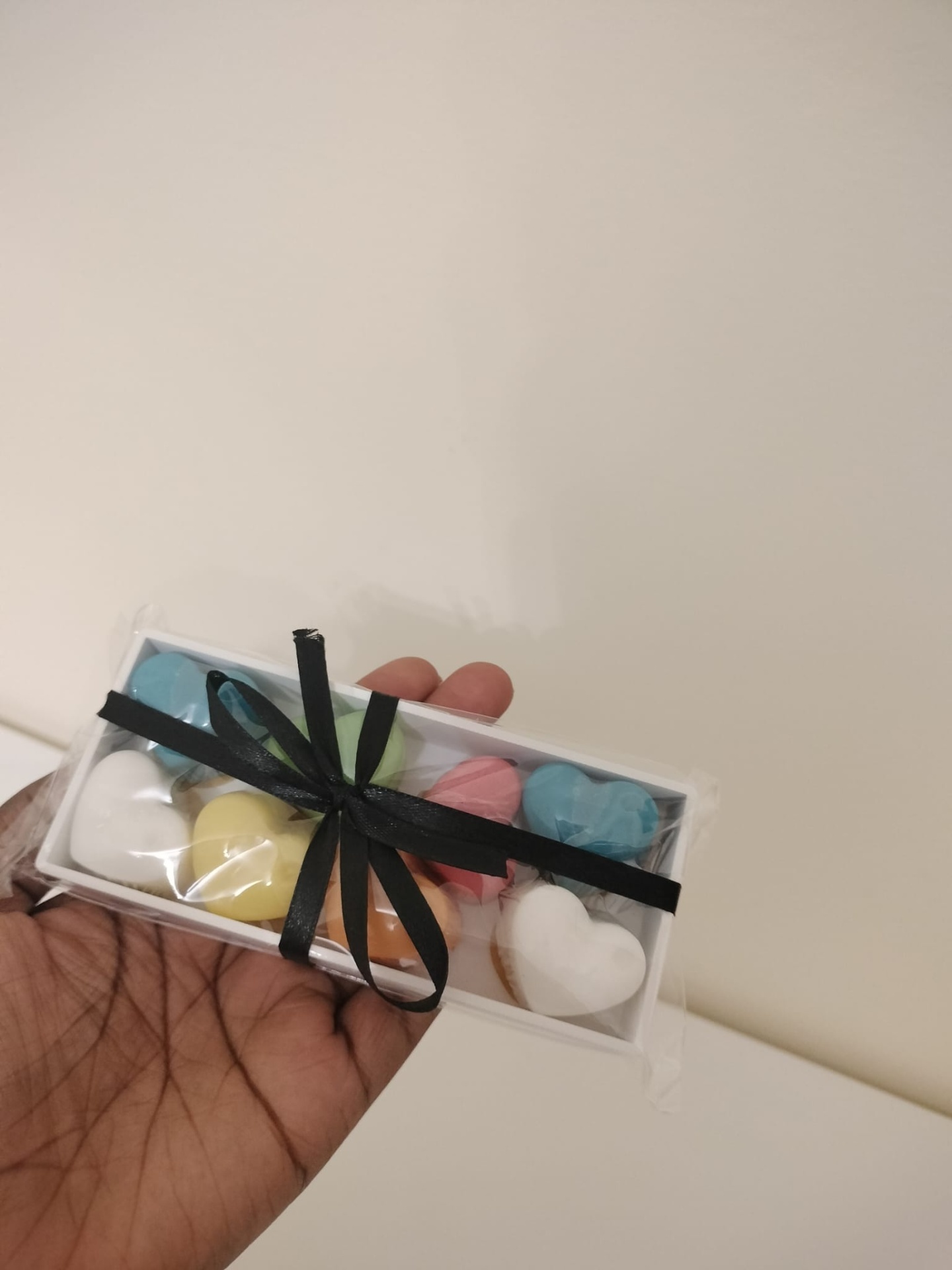 Caixa de Sabonetes Corações – Lembrança Perfeita!