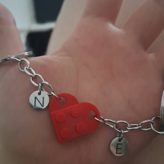 Porta-chaves Coração 2 em 1